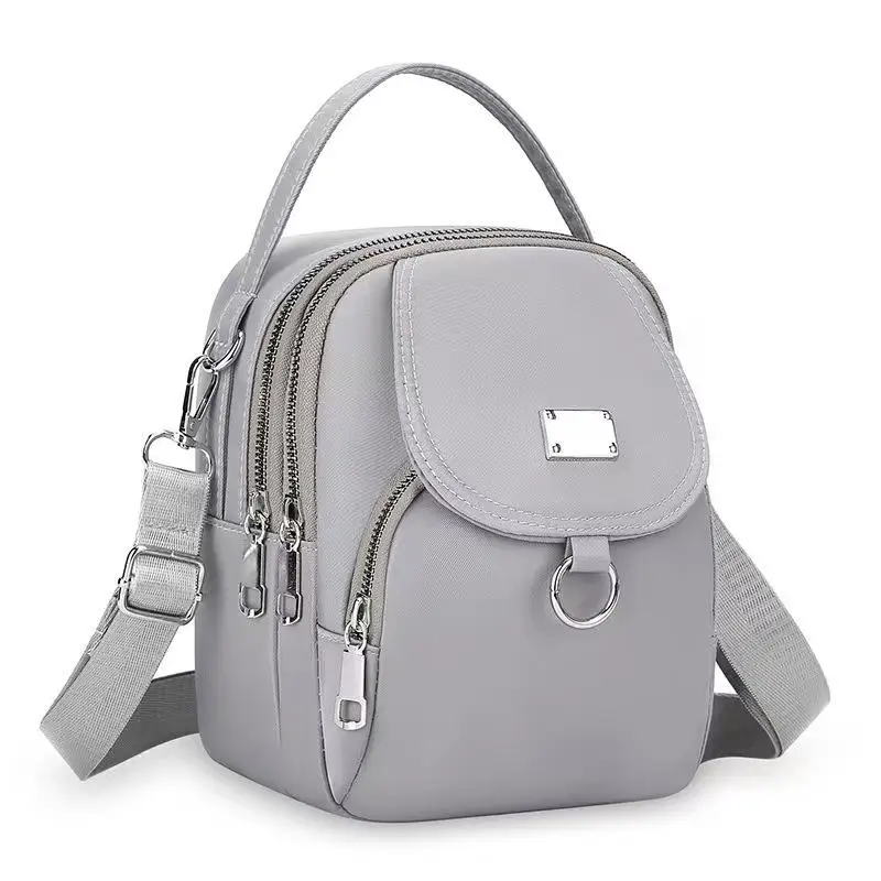 Casual Polyester Single Shoulder Strap Suitable For Both Versatile Zipper Crossbody Bag - Image 4