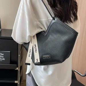 Casual Ribbons All-match Canvas Commuter Versatile Shoulder Student Tote Bag