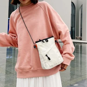 Casual Solid Nylon Mini Waterproof Small Square Travel Shoulder Crossbody Bag