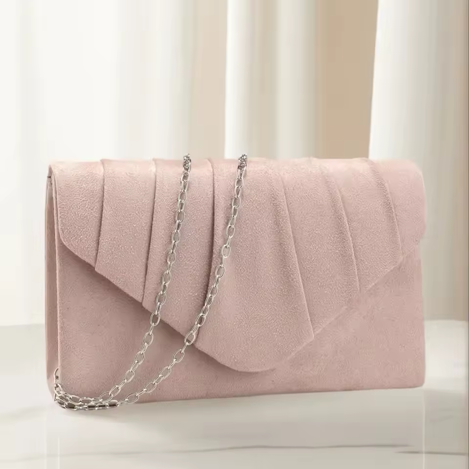 Casual Velvet Cover Chain Shoulder Party Dinner Banquet Envelope Prom Design Clutch Bags