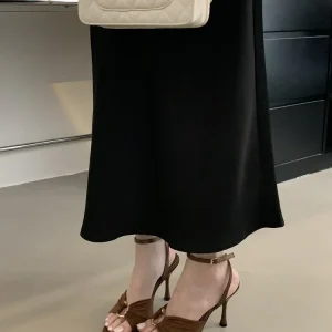 Classic Pleated Metal Buckle Strap Pointed Toe Thin High Heels Sandal