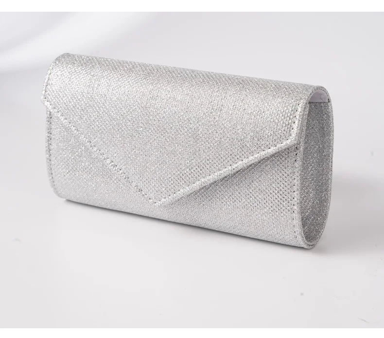 Classic Versatile Glitter Chain Envelope Clutches Evening Shoulder Bag - Image 5