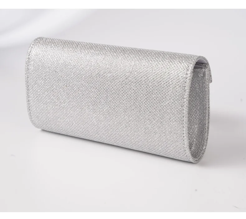 Classic Versatile Glitter Chain Envelope Clutches Evening Shoulder Bag - Image 6