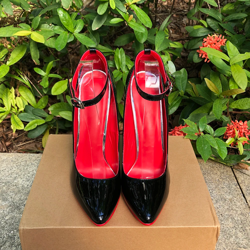 Designer Customize High Heels Stilettos Solid Pumps Pointed Toe Shoes - Image 2