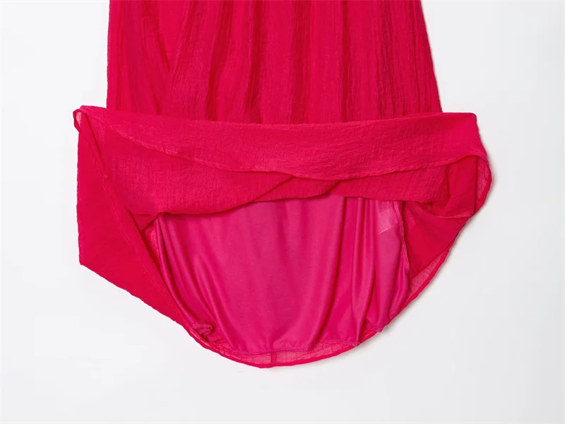 Elegant High Street Cute Fold Slim Suspender Short Top Midi Skirt - Image 5