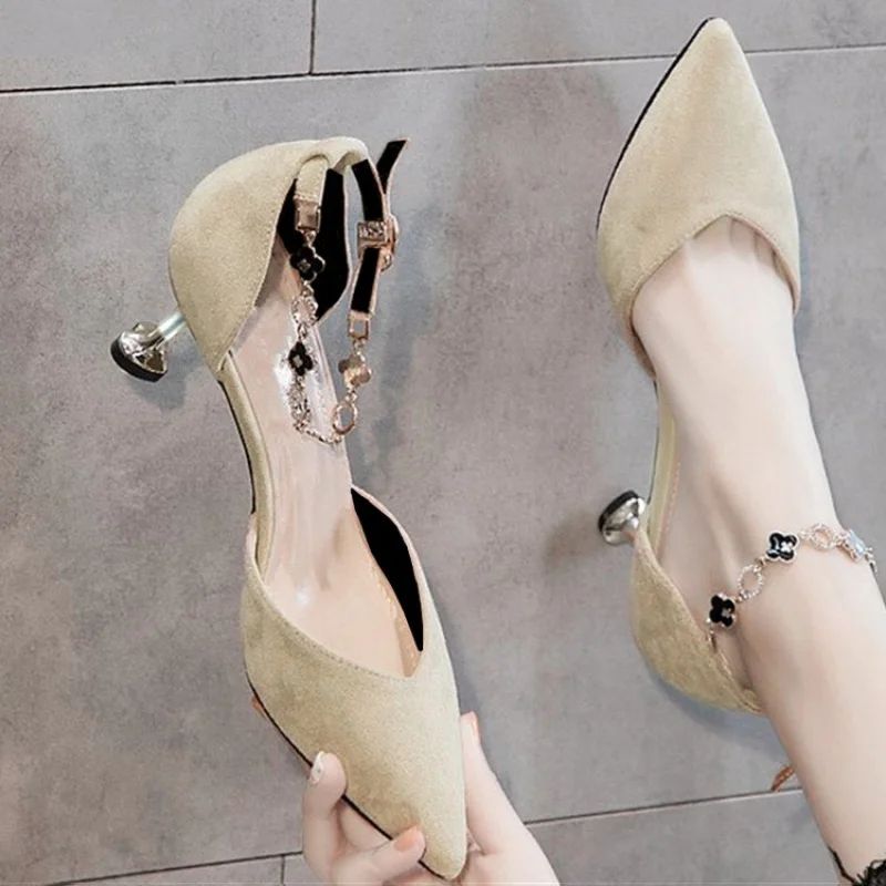 Elegant Pointed toe Design Style Celebrity High Heels Pumps - Image 2