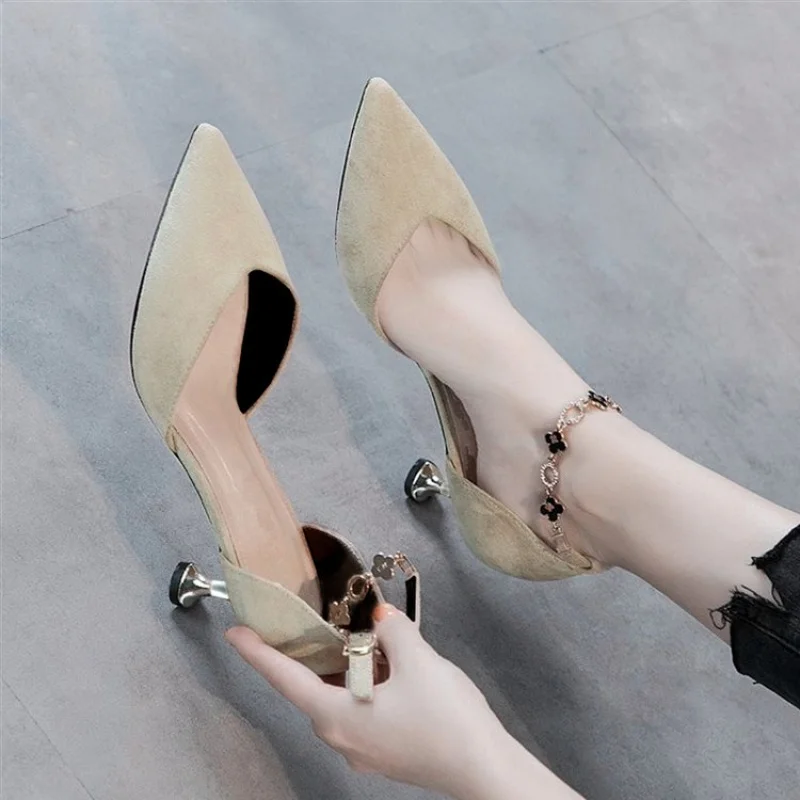 Elegant Pointed toe Design Style Celebrity High Heels Pumps