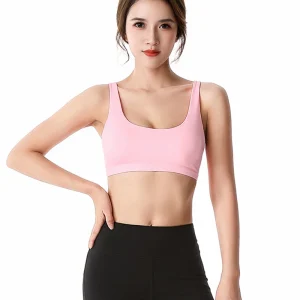Fitness Sports Bra Push Up Cross Back Shockproof Running Gym Training Workout Yoga Underwear Crop Tops