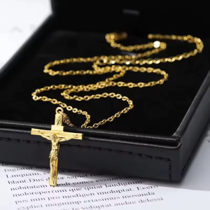 High Quality Classic Plating Non Fading Church Pendant Metal Necklace