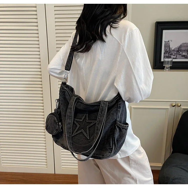 Large Shoulder Leisure Commuting Cross Body Handbag - Image 5