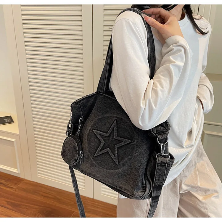 Large Shoulder Leisure Commuting Cross Body Handbag - Image 6