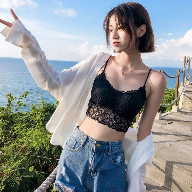 Lingerie Seamless Strapless Lace Push Up Bralette Brassiere Bras