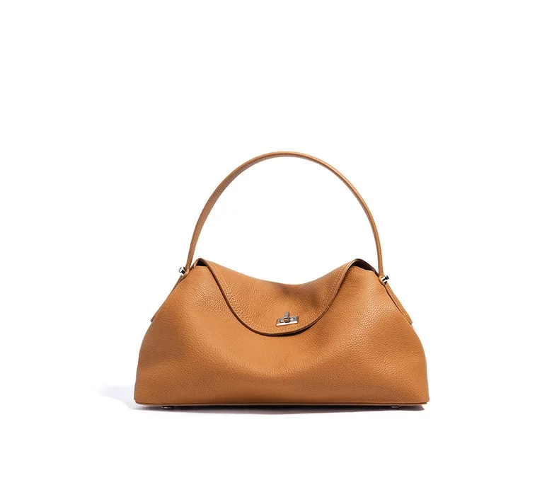 Luxury Deisgner Genuine Grade Cowhide Leather Shoulder Crossbody Handbag - Image 4