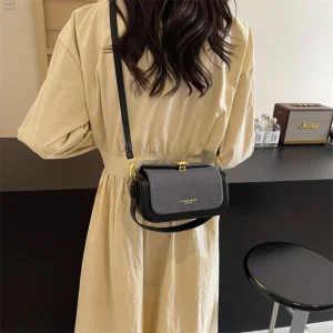 Casual Designer Box Shape Shoulder Satchels Small Tote Mini Square Crossbody Bags