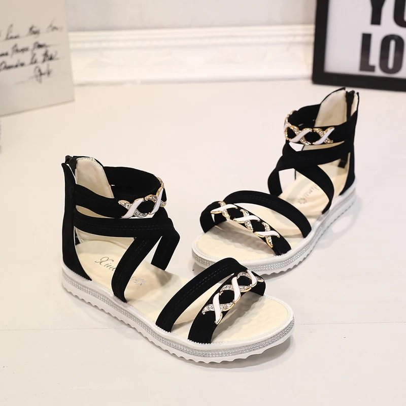 Soft Comfortable Open Toe Walking Shoes Soft Wedge Sandals - Image 7