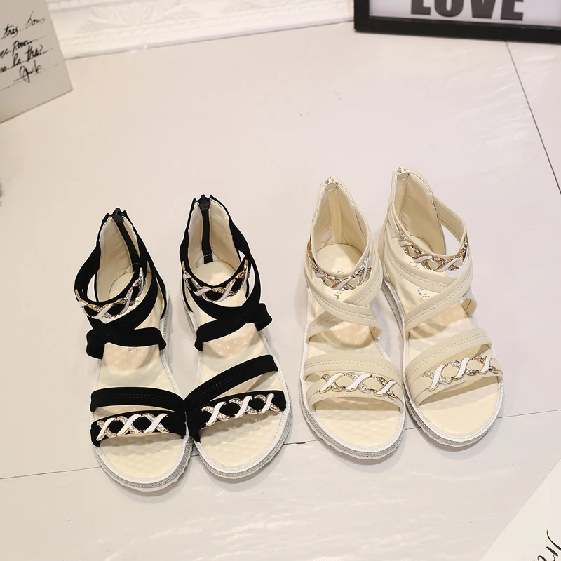 Soft Comfortable Open Toe Walking Shoes Soft Wedge Sandals - Image 9