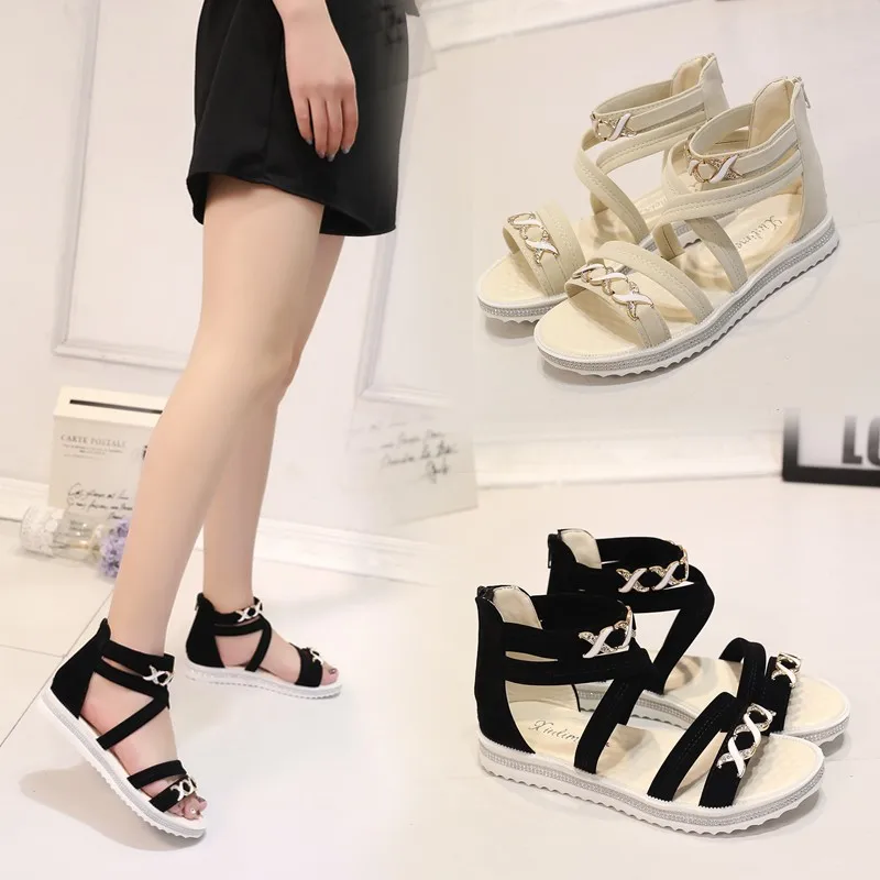 Soft Comfortable Open Toe Walking Shoes Soft Wedge Sandals - Image 10