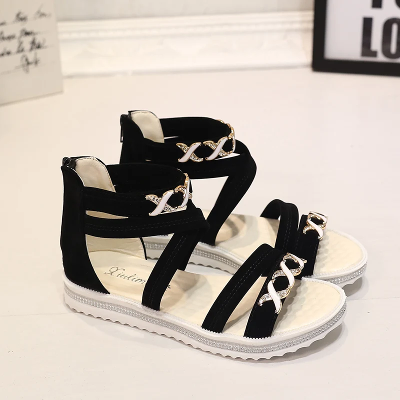 Soft Comfortable Open Toe Walking Shoes Soft Wedge Sandals - Image 8