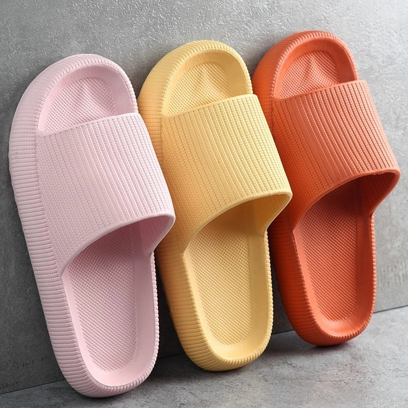 Soft Sole Platform Cloud Eva Pillow Indoor Beach Style Flip Flops Slides Slippers - Image 14