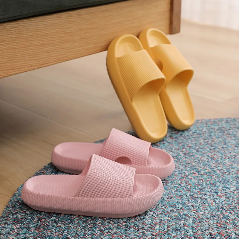 Soft Sole Platform Cloud Eva Pillow Indoor Beach Style Flip Flops Slides Slippers - Image 11