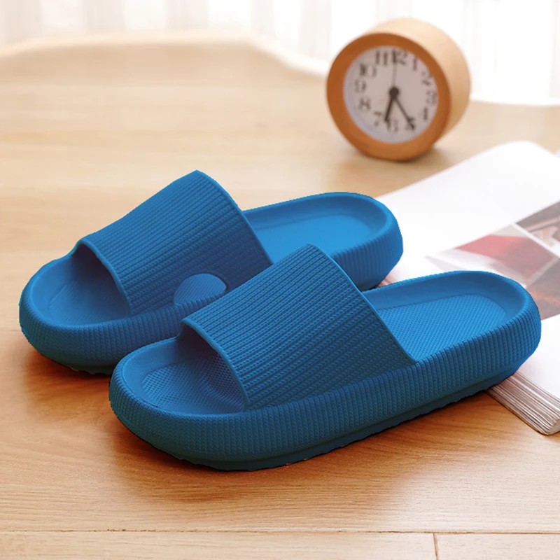 Soft Sole Platform Cloud Eva Pillow Indoor Beach Style Flip Flops Slides Slippers - Image 7