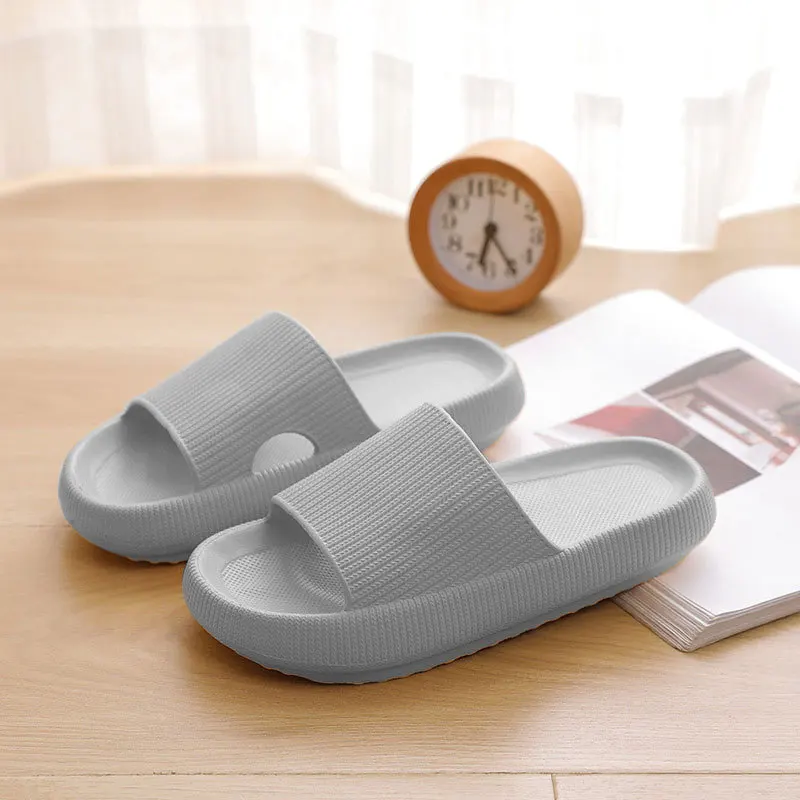 Soft Sole Platform Cloud Eva Pillow Indoor Beach Style Flip Flops Slides Slippers - Image 9
