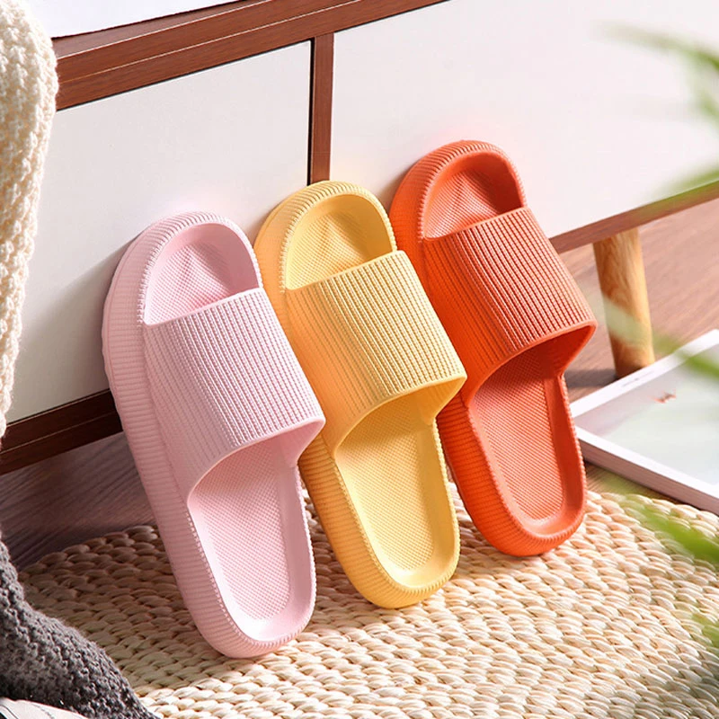 Soft Sole Platform Cloud Eva Pillow Indoor Beach Style Flip Flops Slides Slippers - Image 12