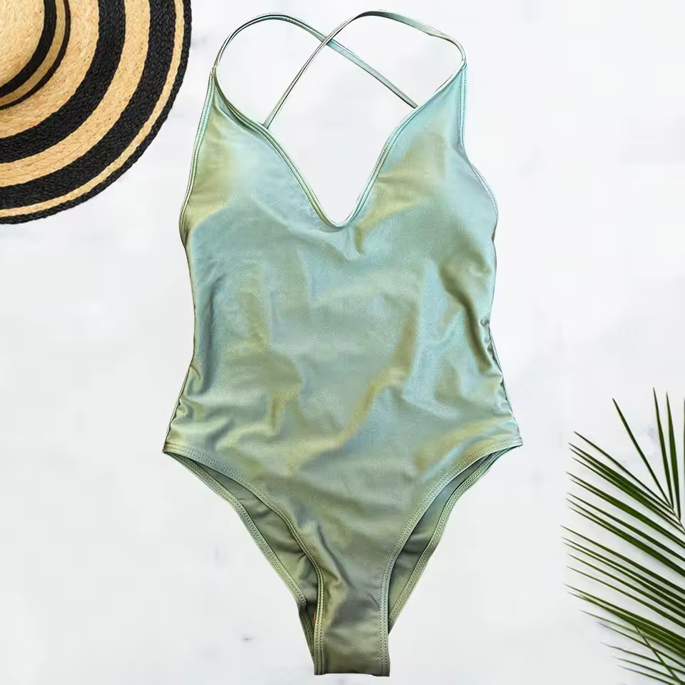 Solid Bodysuit Plus Size Bathing Suit Swimming Suit One Piece - Image 13
