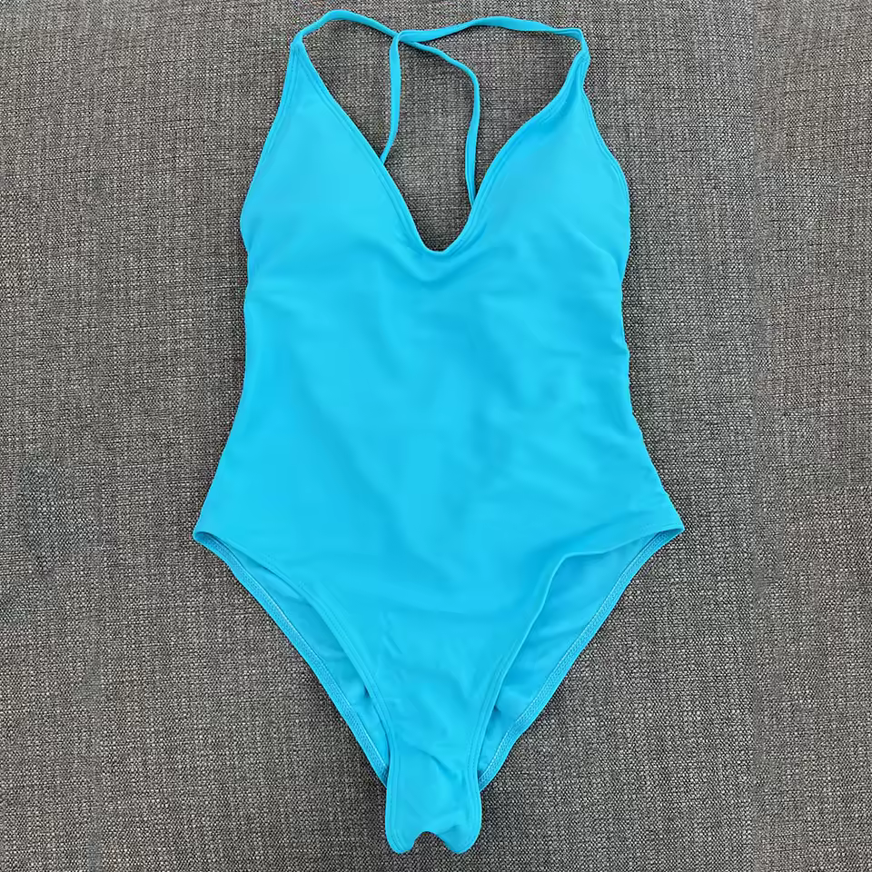 Solid Bodysuit Plus Size Bathing Suit Swimming Suit One Piece - Image 9