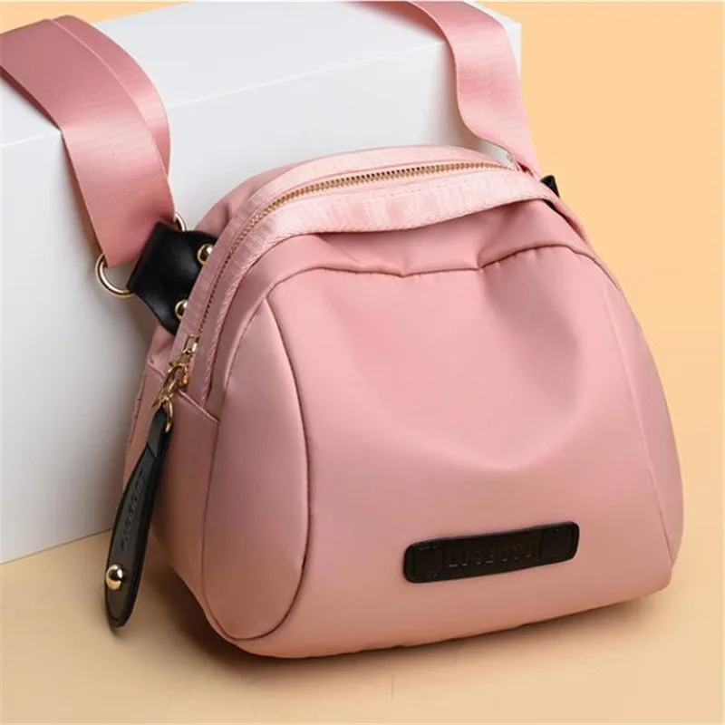 Trendy Nylon Waterproof Lightweight Effortless Crossbody Bag - Image 2