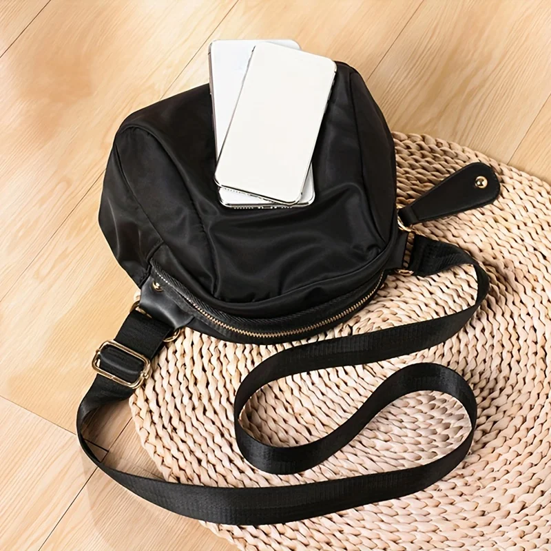 Trendy Nylon Waterproof Lightweight Effortless Crossbody Bag - Image 7