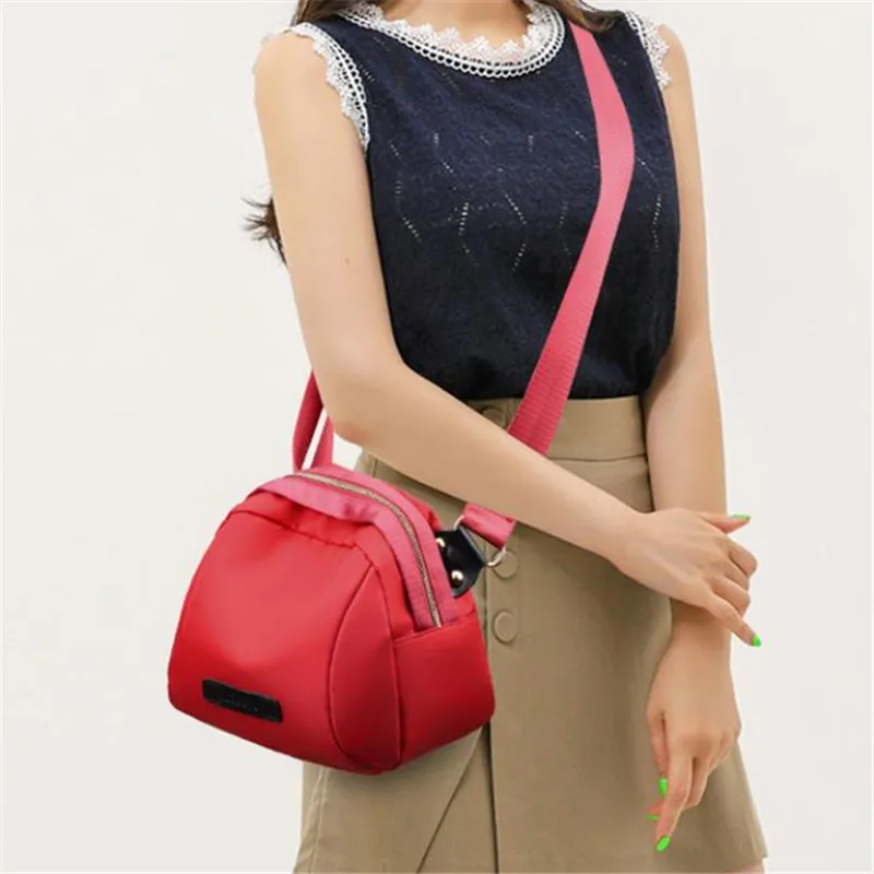 Trendy Nylon Waterproof Lightweight Effortless Crossbody Bag - Image 10