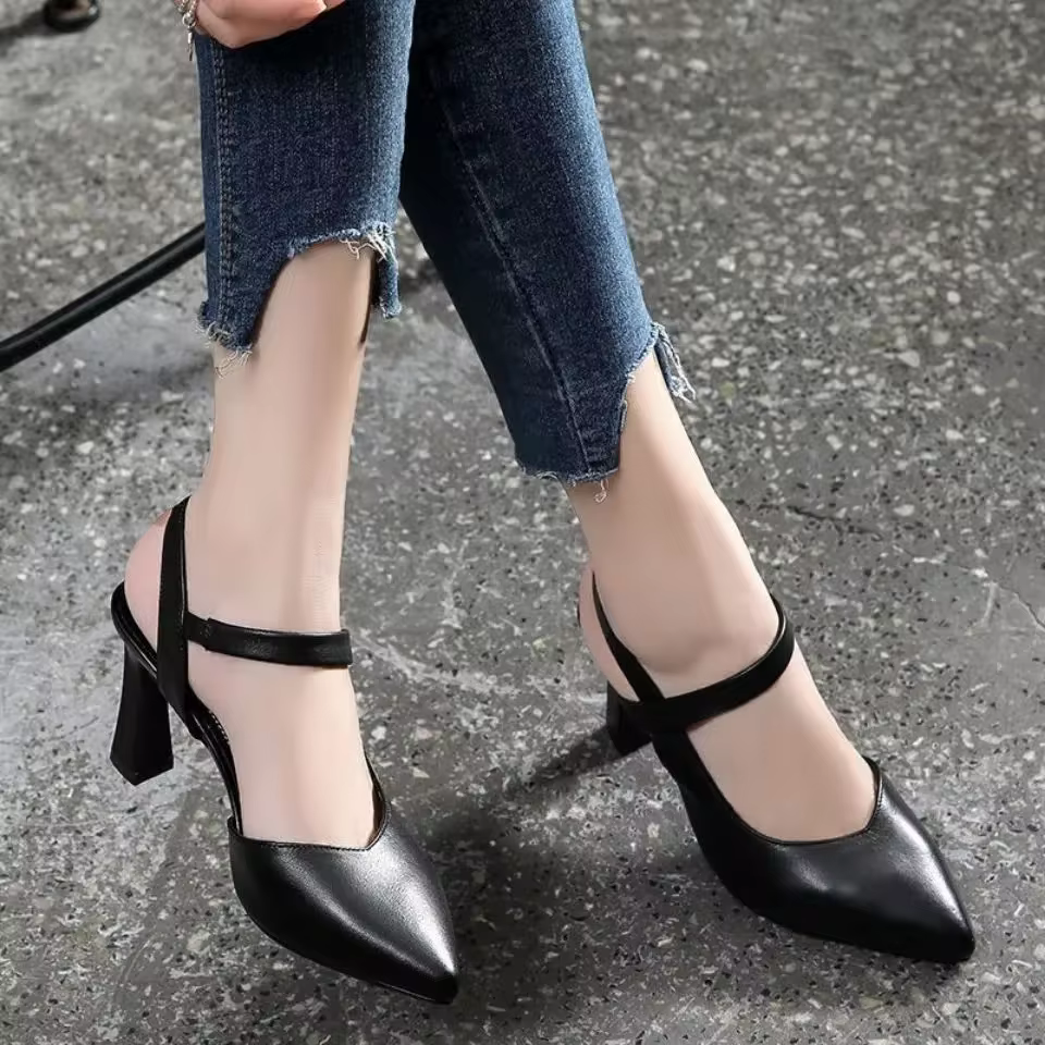 Sweet Comfort Pointed toe Light Weight High Quality Heels Sandal