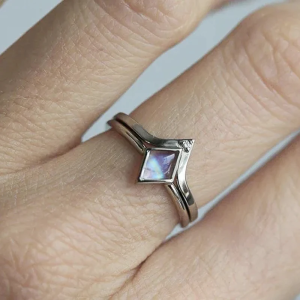 Vintage Temperament Elegant Imitation Accessories 2Pcs Set Rings