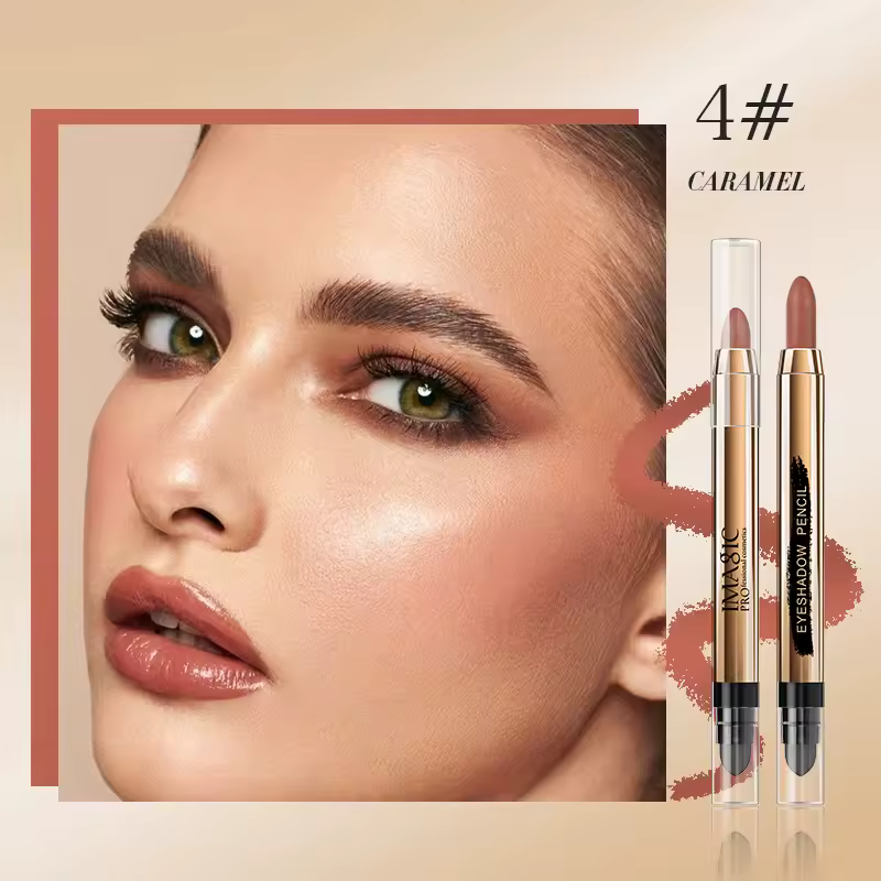 12-Color Eyeshadow Pencil Glitter Matte Highlighter Silkworm Blush Brighten Eye Makeup