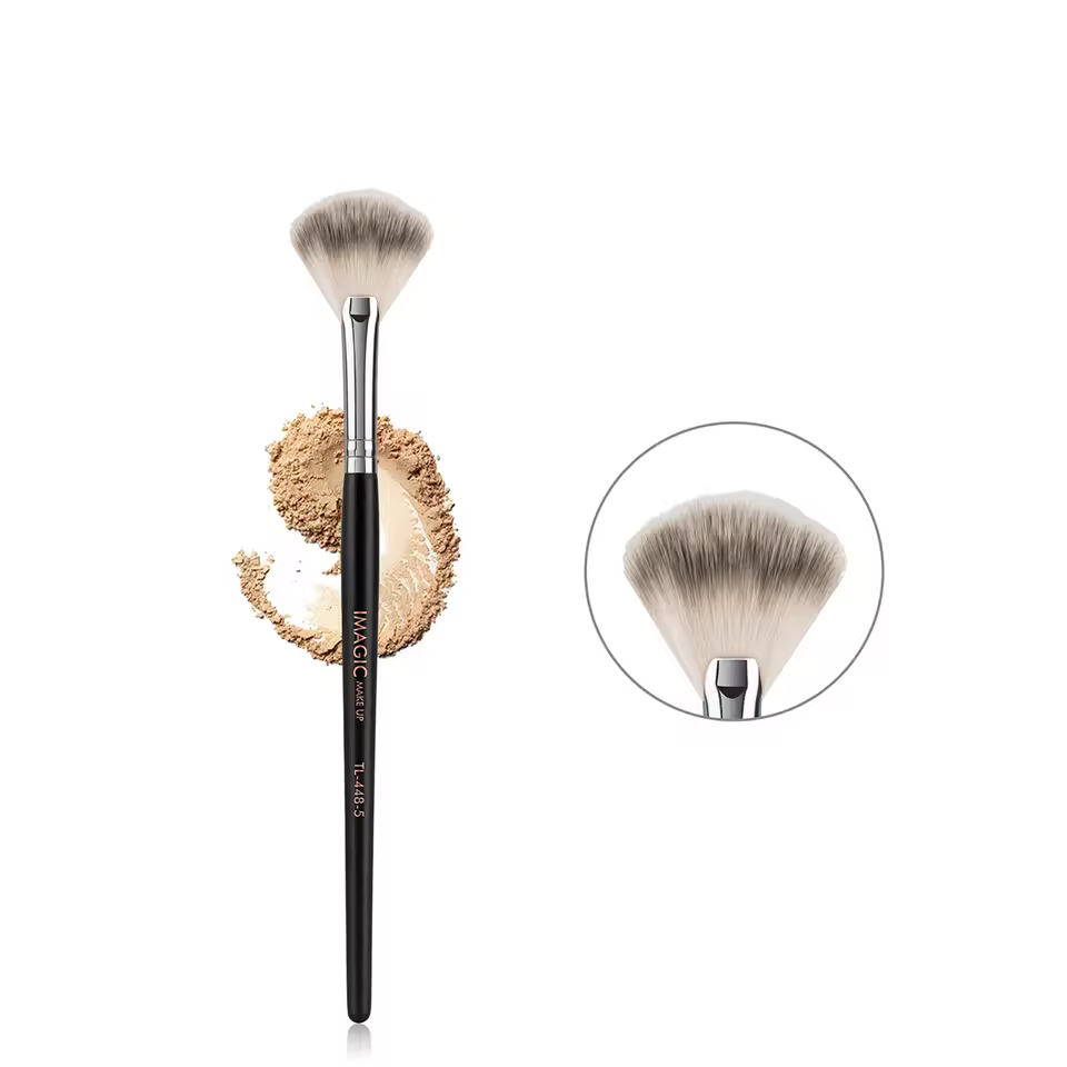 1Pc Highlighting Blush Brush Black Single Facial Makeup Soft Professional Cosmetic Beauty Tool