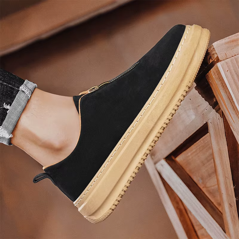 Casual Breathable Board Versatile Loafers Round Toe Shoes - Image 2