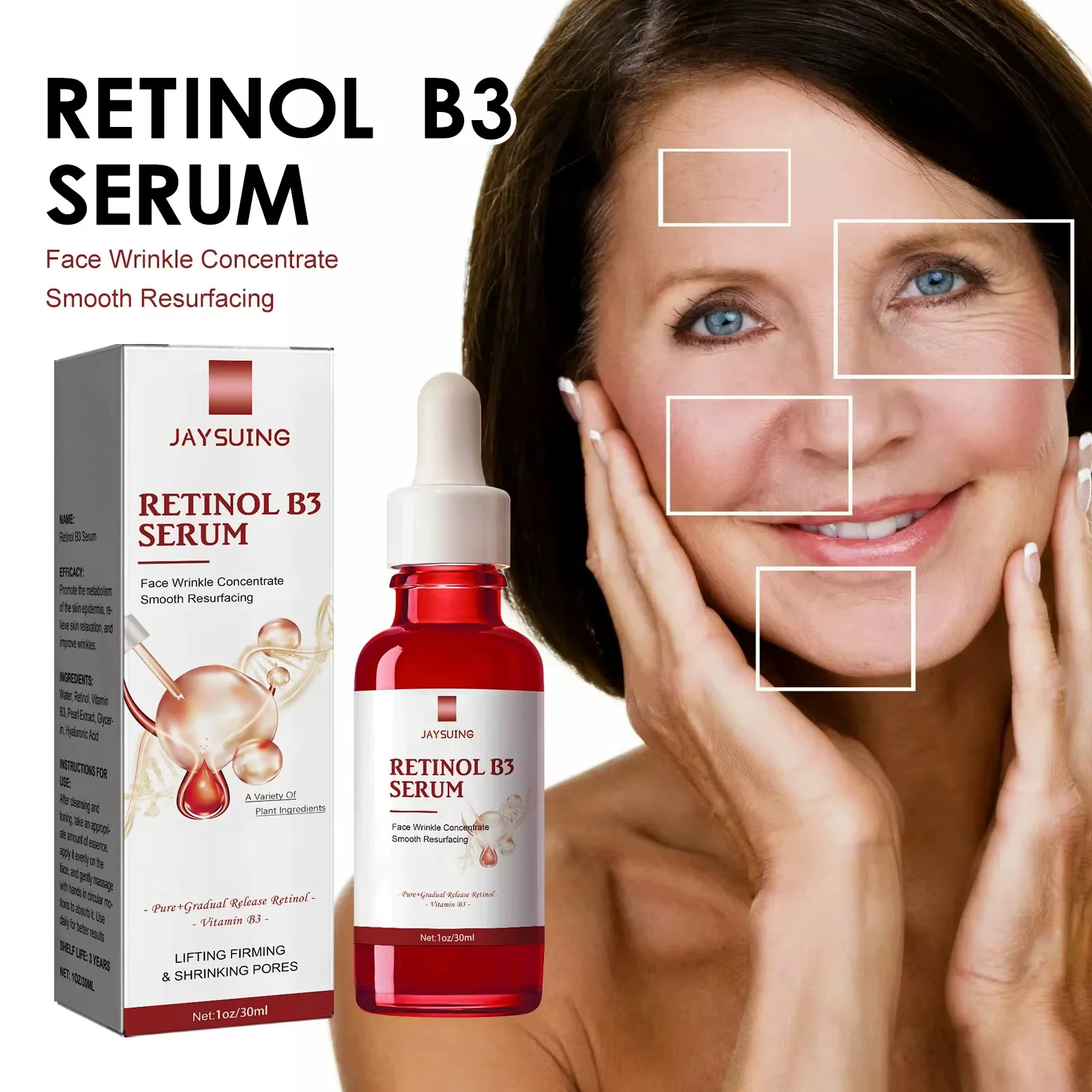 Remove Wrinkles Essence Anti Fade Fine Line Lifting Firming Smooth Moisturizing Nourish Serum - Image 2