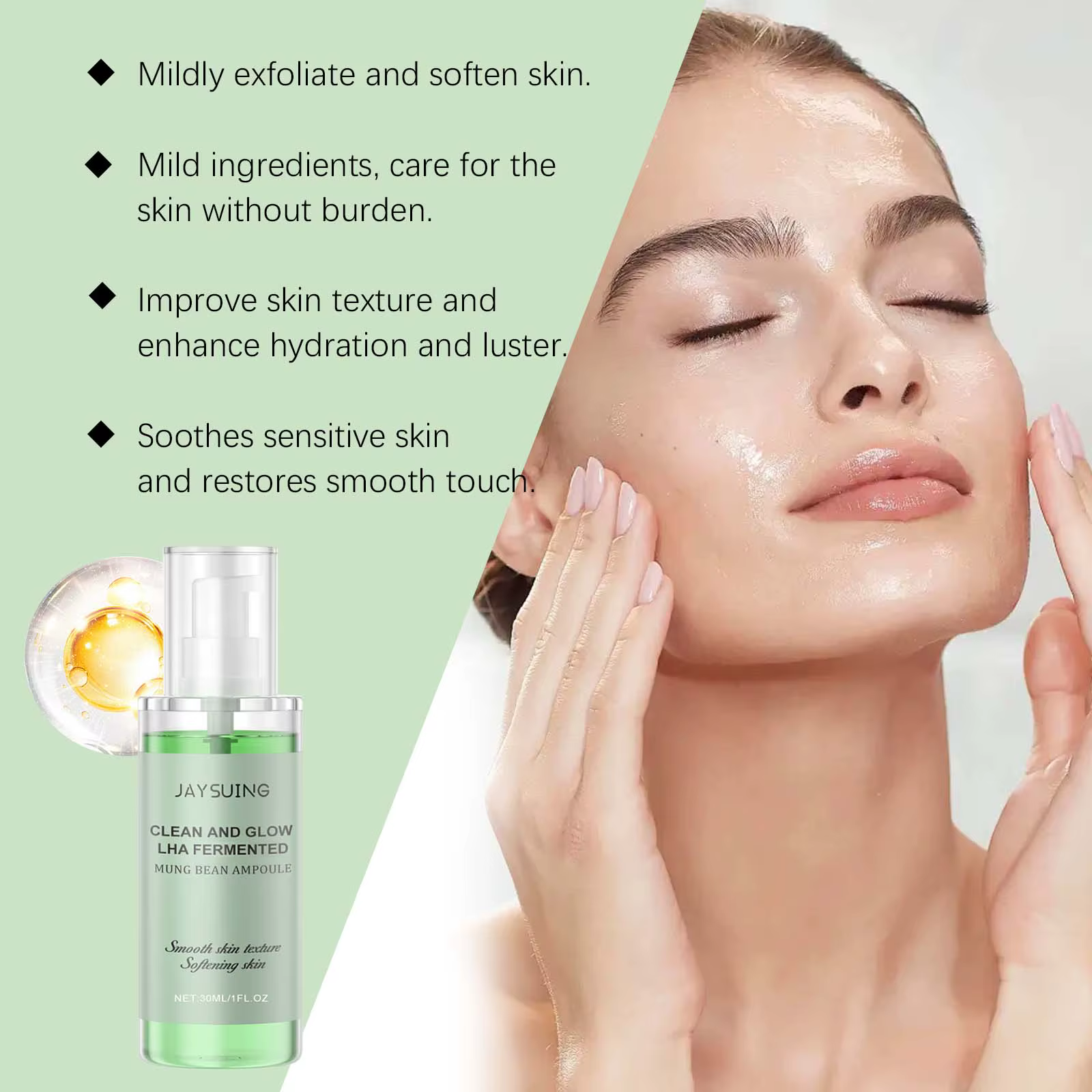 Moisturizing Repairing Smooth Soft Face Essence for Dryness Sensitive Skin Facial Serum - Image 3