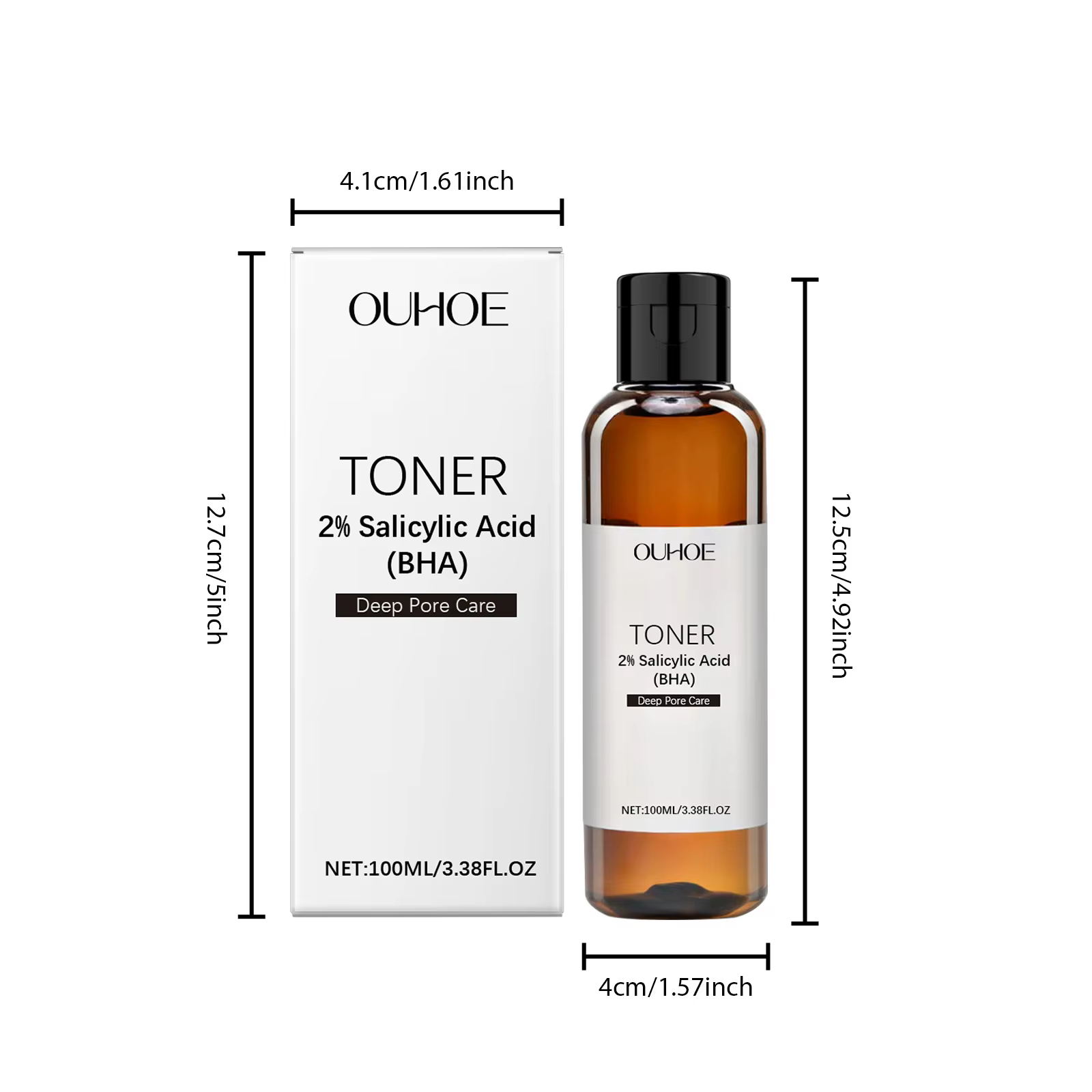 Salicylic Acid Toner for Acne Removing Control Oil Shrink Pores Remove Face Serum - Image 7