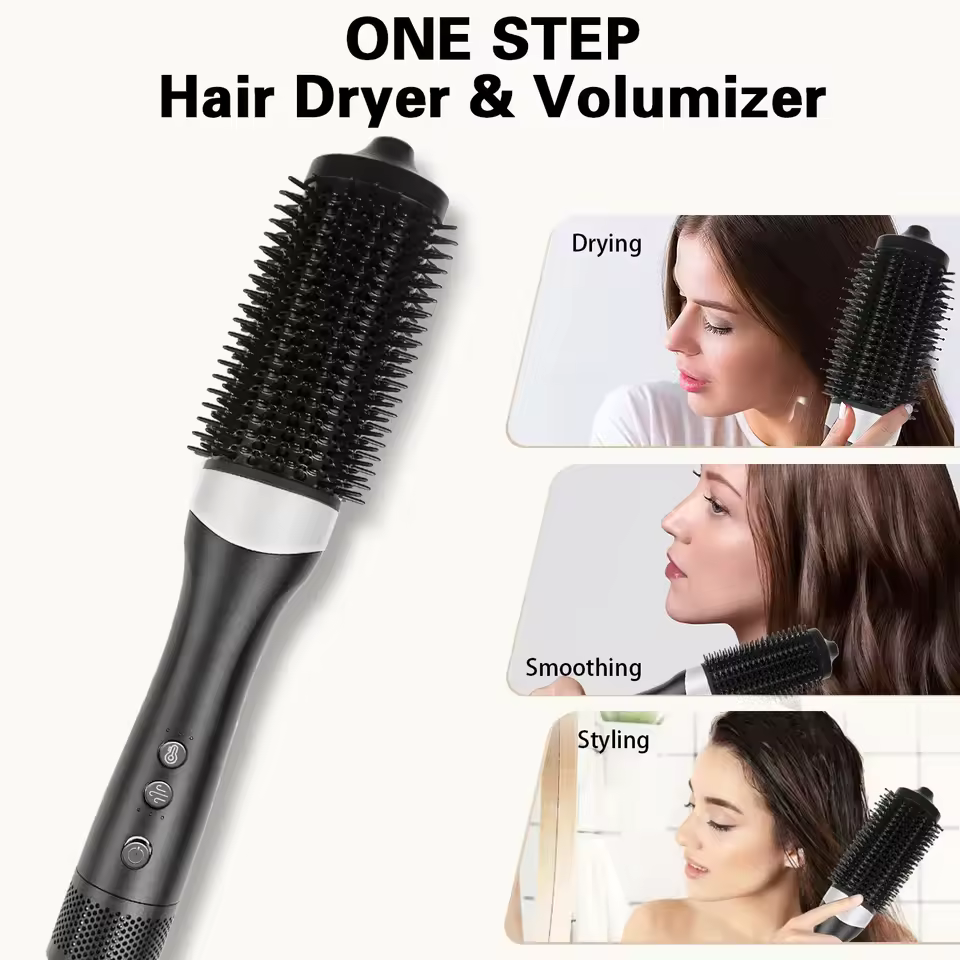3-in-1 Hot Air Comb Hair Straightener Curling Iron Constant Temperature Hair Care