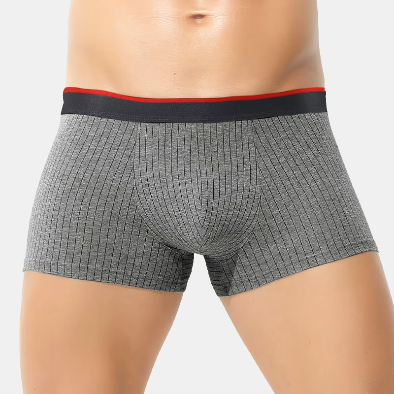 3PC Men's Underwear Cotton Youth Plus Size Boys Boxer Shorts