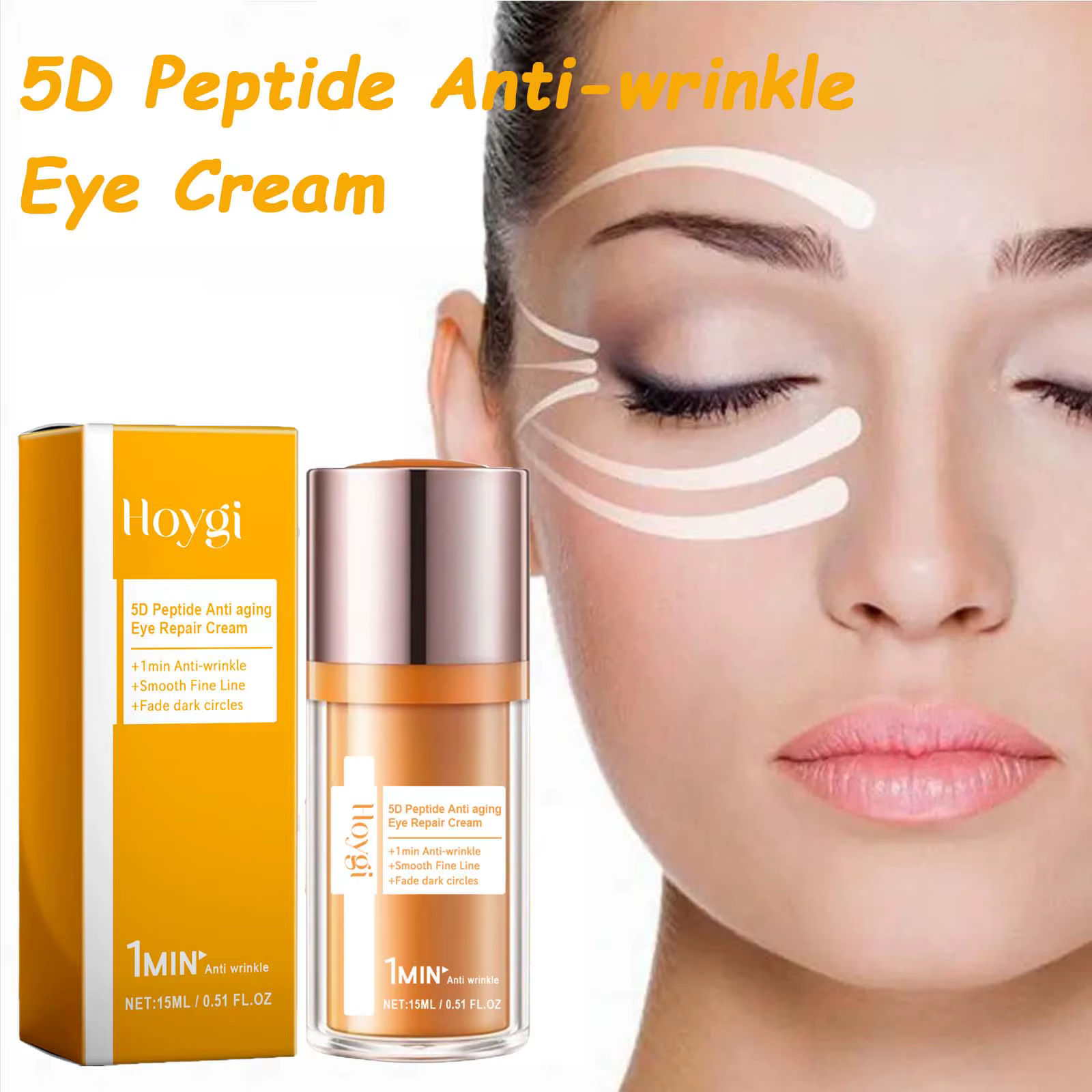 5D Peptide Anti-wrinkle Eye Cream Firming Remove Dark Circles