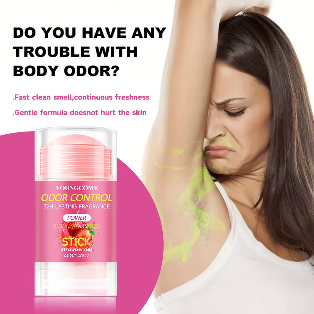 Strawberry Deodorant set-72H Freshness Aluminum-Free Sweet Scent Safe for Sensitive Skin - Image 3