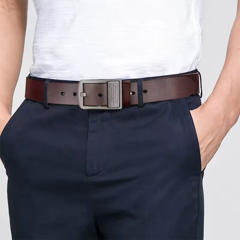 Alloy Pin Buckle Adult Luxury Jeans Business Casual Waist  Strap Belt