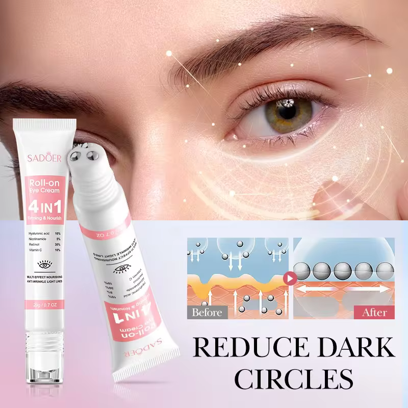 Anti Dark Circles Fading Fine Lines Collagen Firming Skin Puffiness Eye-bags Removal Cream Brighten Care