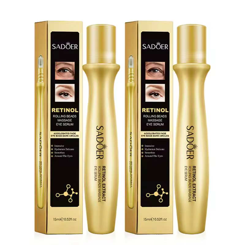 Retinol Eye Skin Care Sets Moisturizing Anti-aging Eye Cream Eyes Serum 2pcs Eye Stick