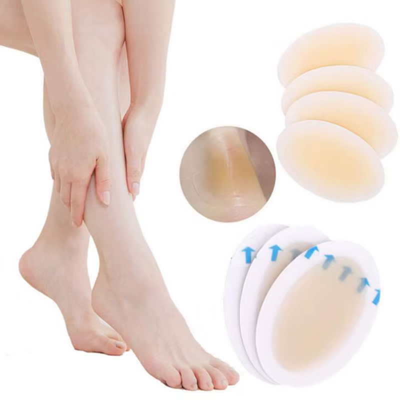 Anti-wearing Heel Sticker Adhesive Hydrocolloid Gel Blister Plaster 5pcs Foot Care Tools