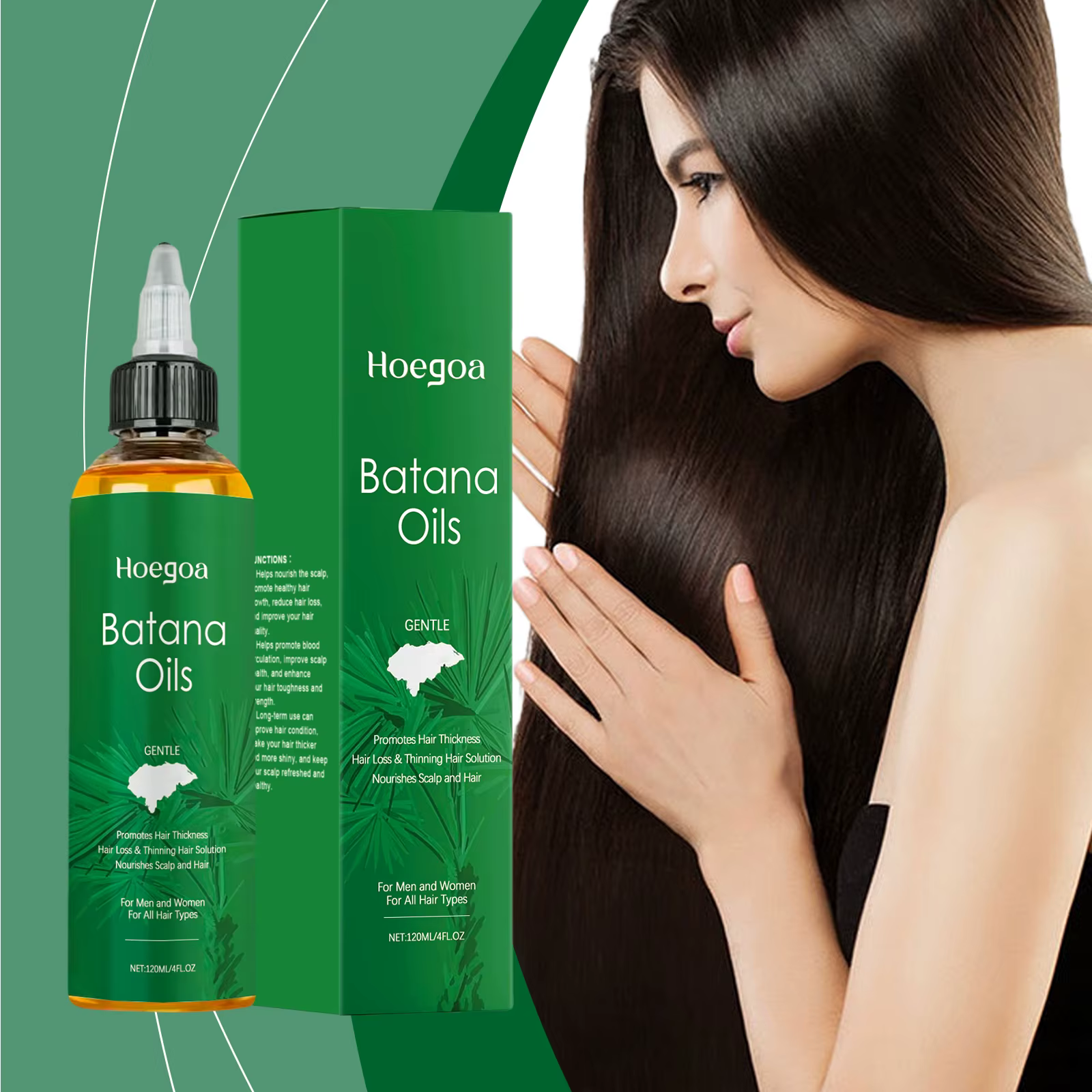 Batana Hair Growth Oil Repair Hair Root Anti Loss Improve Split Essential Oil