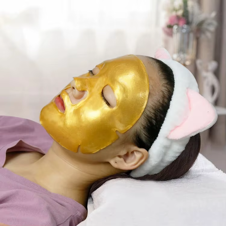 Beauty Skin Care Big Mask Anti-aging Hydrating 10pcs Crystal Collagen Gold Face Masks